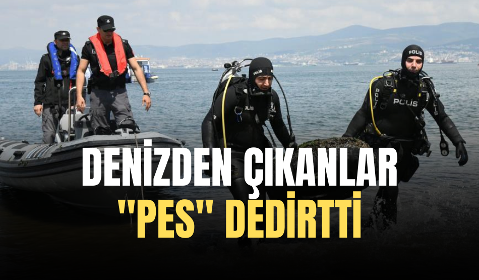 Kocaeli’de 1,8 ton atık toplandı, denizden çıkanlar “pes” dedirtti