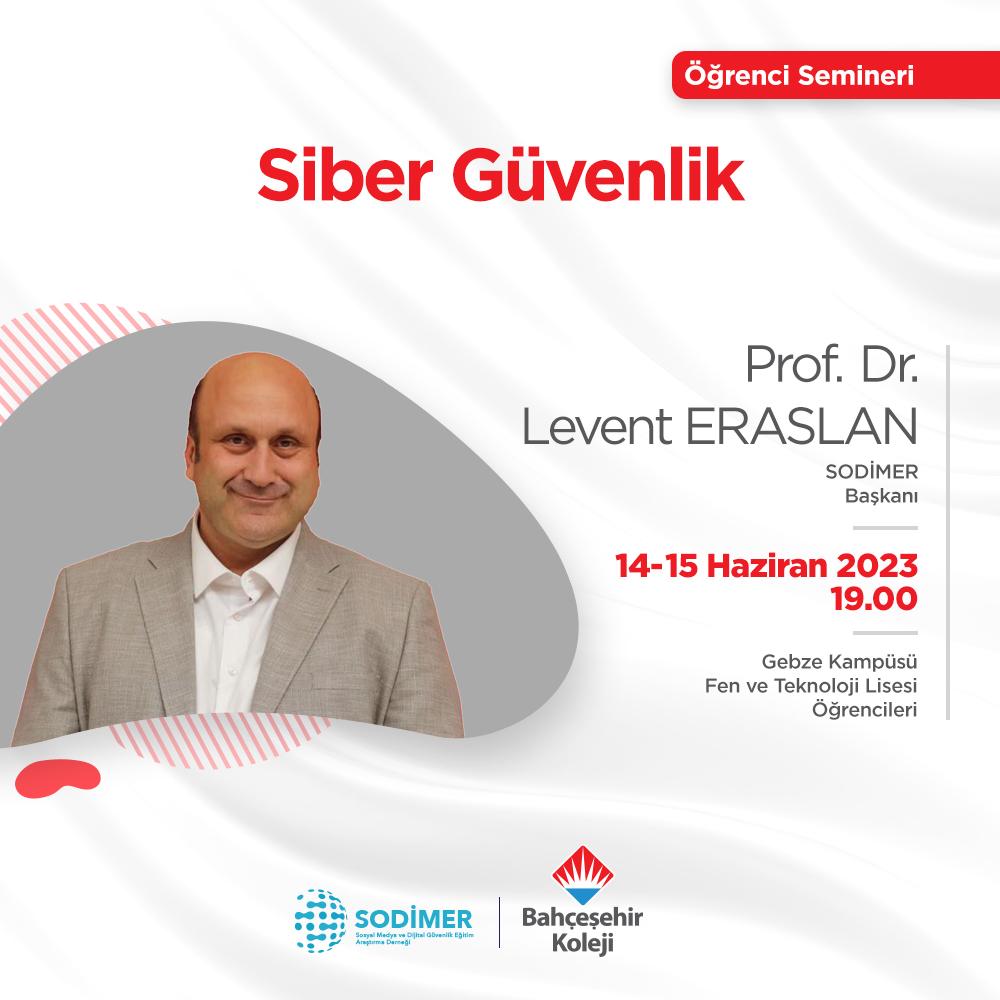 Levent Eraslan'dan öğrencilere seminer Levent Eraslan'dan öğrencilere seminer