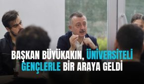 Başkan Büyükakın, üniversiteli gençlerle bir araya geldi