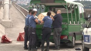 15 Temmuz Şehitler Köprüsü’nde feci kaza: Motosikletli hayatını kaybetti