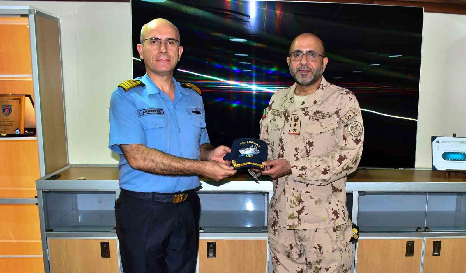 BAE heyeti TCG Anadolu’da