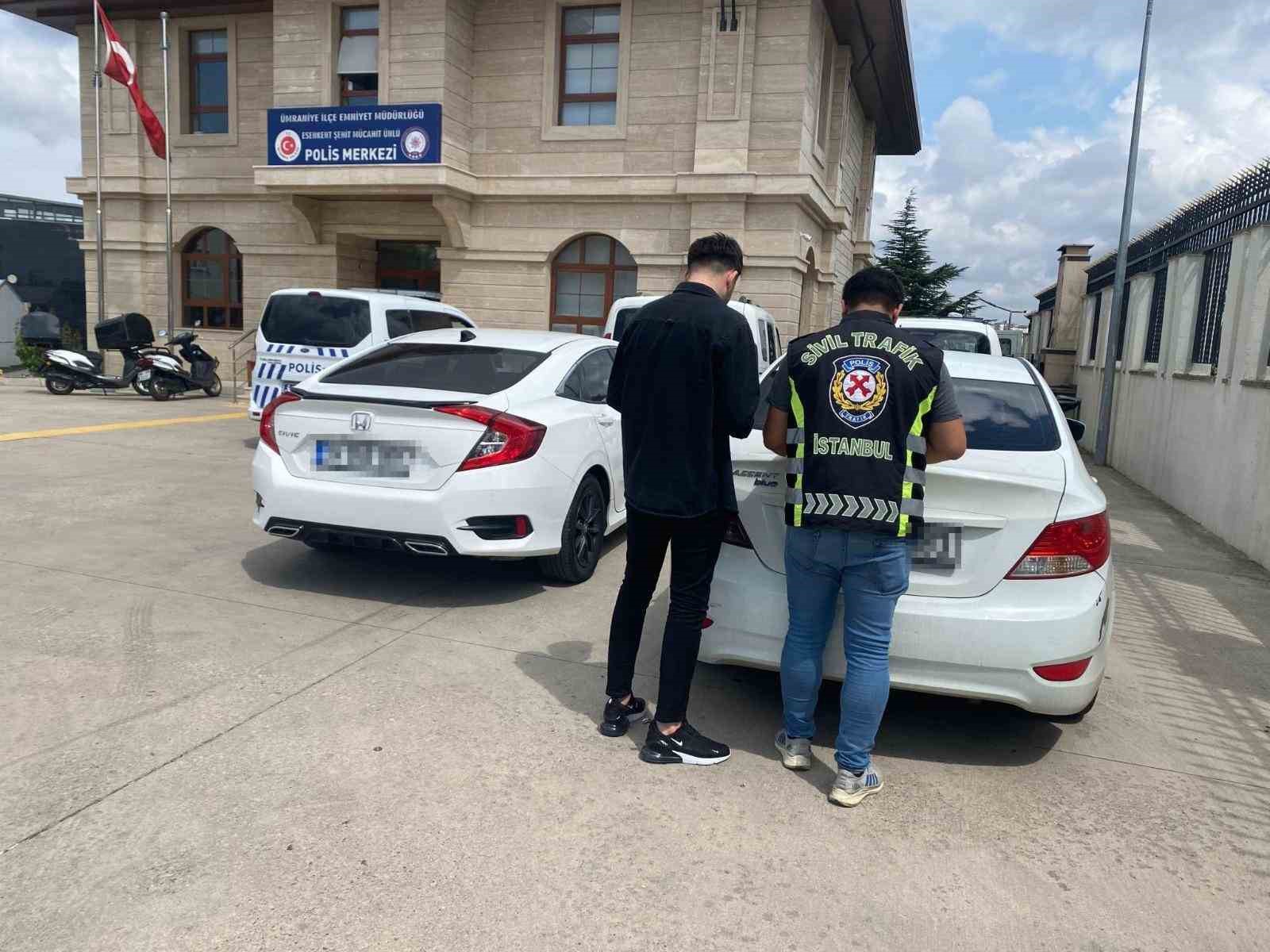 İstanbul’da otoyolda makas atan sürücüye para cezası