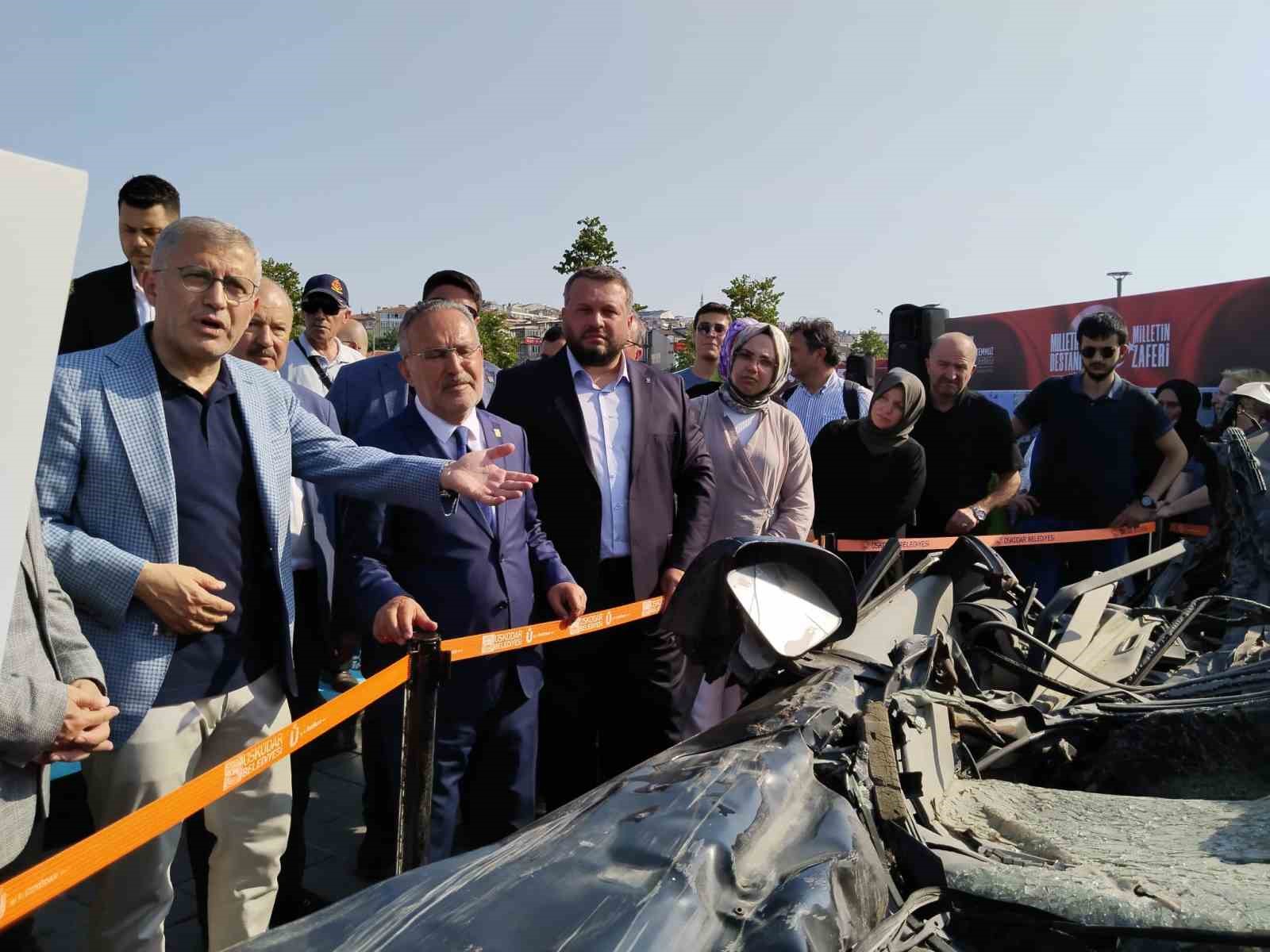 15 Temmuz Demokrasi ve Milli Birlik Günü sergisi Üsküdar Sahili’nde açıldı