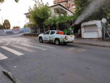 Sultangazi’de böcek ve haşerelere karşı ilaçlama çalışmaları tüm hızıyla sürüyor