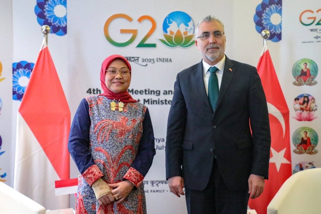 Çalışma ve Sosyal Güvenlik Bakanı Işıkhan, G20 Toplantısı’nda görüşmeler gerçekleştirdi