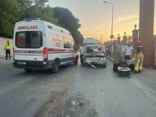 Eyüpsultan’da trafik kazası: 3 yaralı