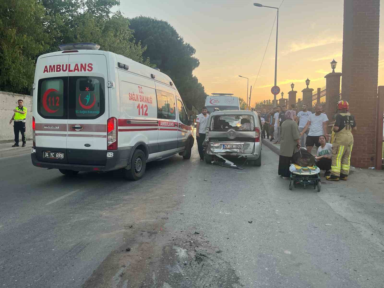 Eyüpsultan’da trafik kazası: 3 yaralı