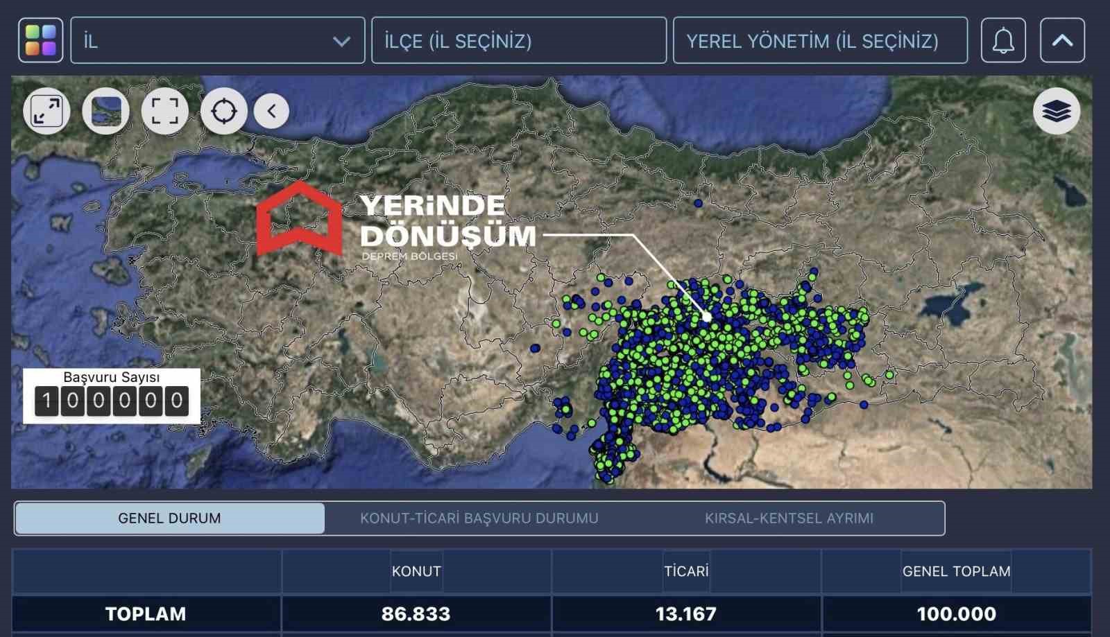 Bakan Özhaseki: “’Yerinde Dönüşüm’ projemize 8. günde başvuru sayısı 100 bini buldu”