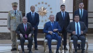 Cumhurbaşkanı Erdoğan, Cezayir Büyükelçisi Belani’yi kabul etti