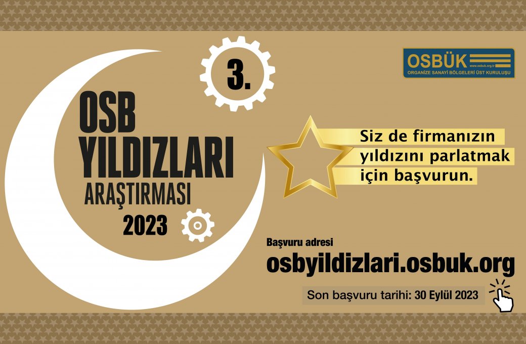 OSB Yıldızları Araştırması başvuruları sürüyor