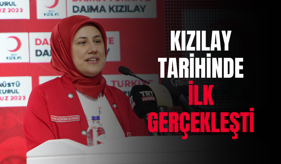 Kızılay tarihinde ilk gerçekleşti