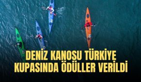 Deniz Kanosu Türkiye Kupasında ödüller verildi