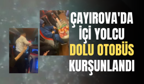 Çayırova’da içi yolcu dolu otobüs kurşunlandı! Dehşet anları kameralara yansıdı…