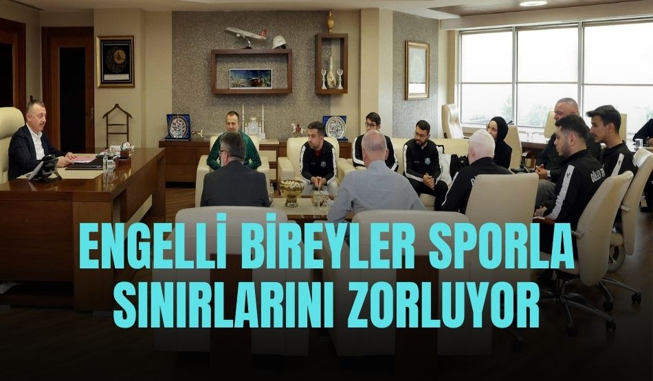 Engelli bireyler sporla sınırlarını zorluyor