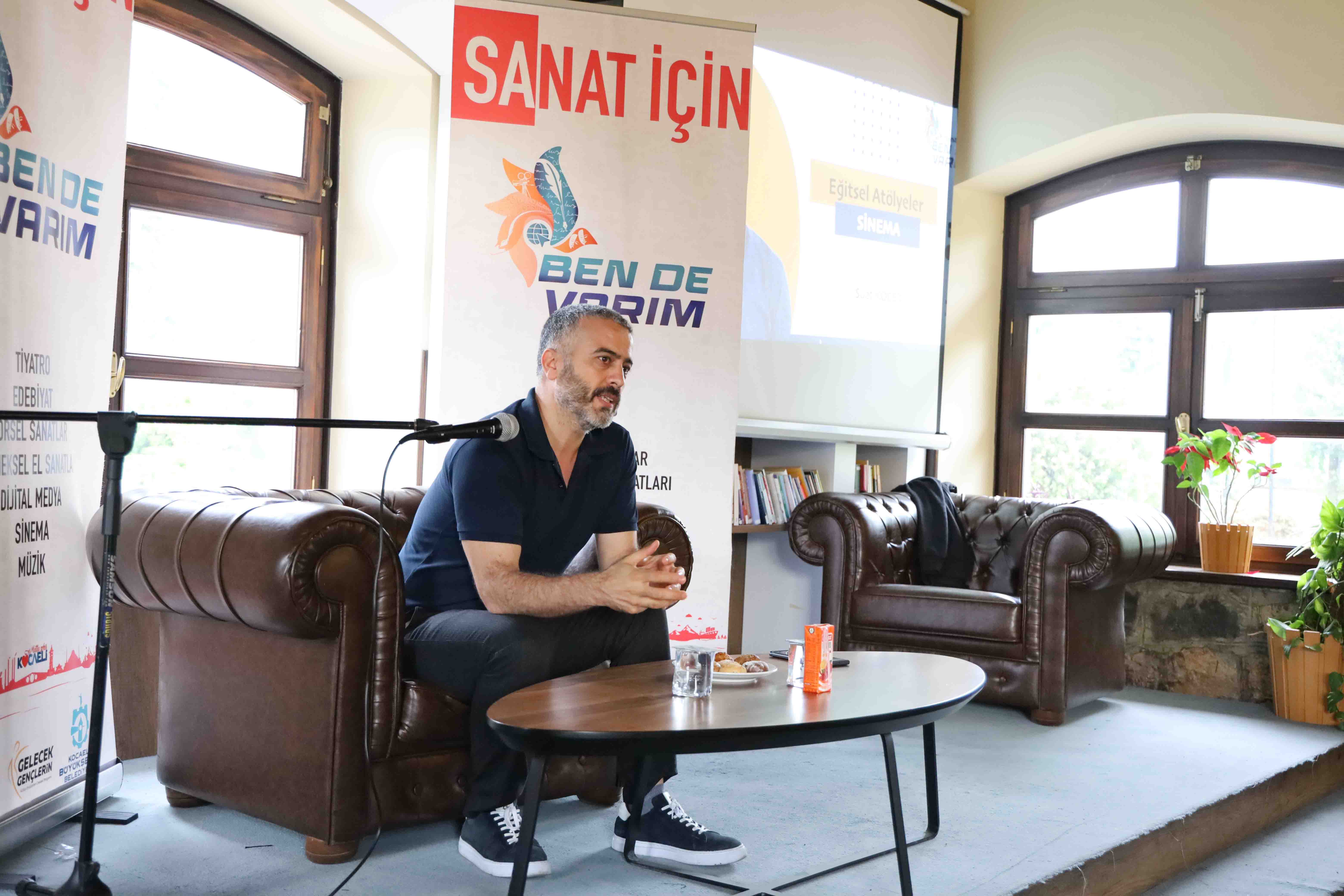 Suat Köçer Sinema Eğitsel Atölyesinde öğrencilerle buluştu