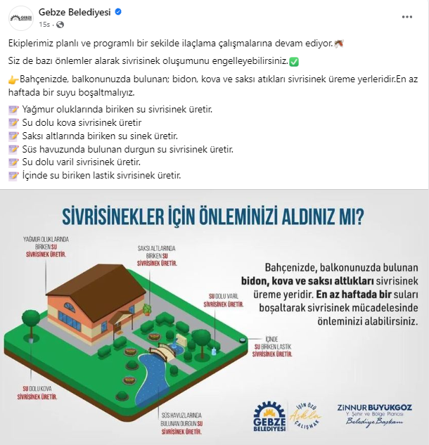 Gebzelilerin yeni sorunu sivrisinekler! Gebzelilerin yeni sorunu sivrisinekler!