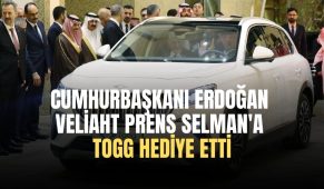 Cumhurbaşkanı Erdoğan Veliaht Prens Selman’a TOGG hediye etti