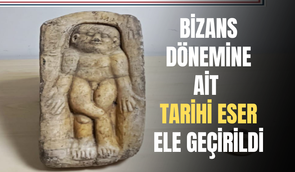Kocaeli’de Bizans dönemine ait tarihi eser ele geçirildi
