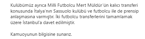 Fenerbahçe 2 transferini duyurdu!