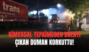 Kocaeli’de kimyasal tepkimeden dolayı çıkan duman korkuttu!