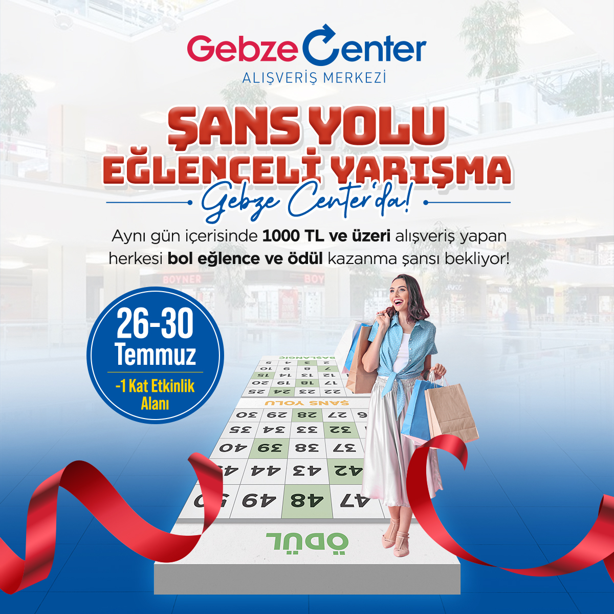 ‘ŞANS YOLU’ etkinliği Gebze Center’da ‘ŞANS YOLU’ etkinliği Gebze Center’da