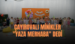 Çayırovalı minikler  “Yaza Merhaba” dedi
