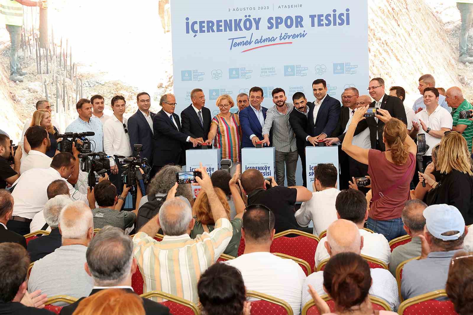 İçerenköy Spor Tesisi’nin temeli atıldı