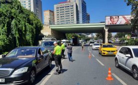 Şişli’de dron destekli trafik denetimi: Kırmızı ışıkta geçenlere ceza yağdı