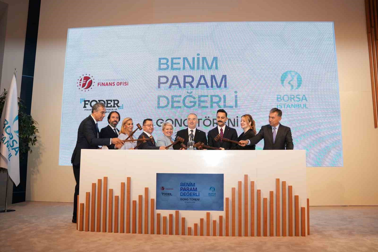 “Benim Param Değerli Projesi” gong töreni ile başladı