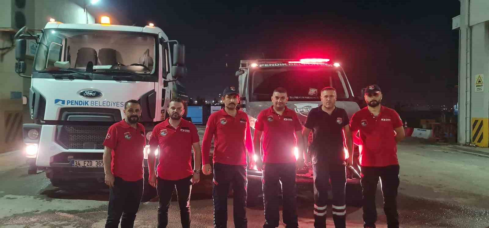 Pendik Belediyesi Arama Kurtarma Ekibi Çanakkale’deki yangınla mücadele edecek