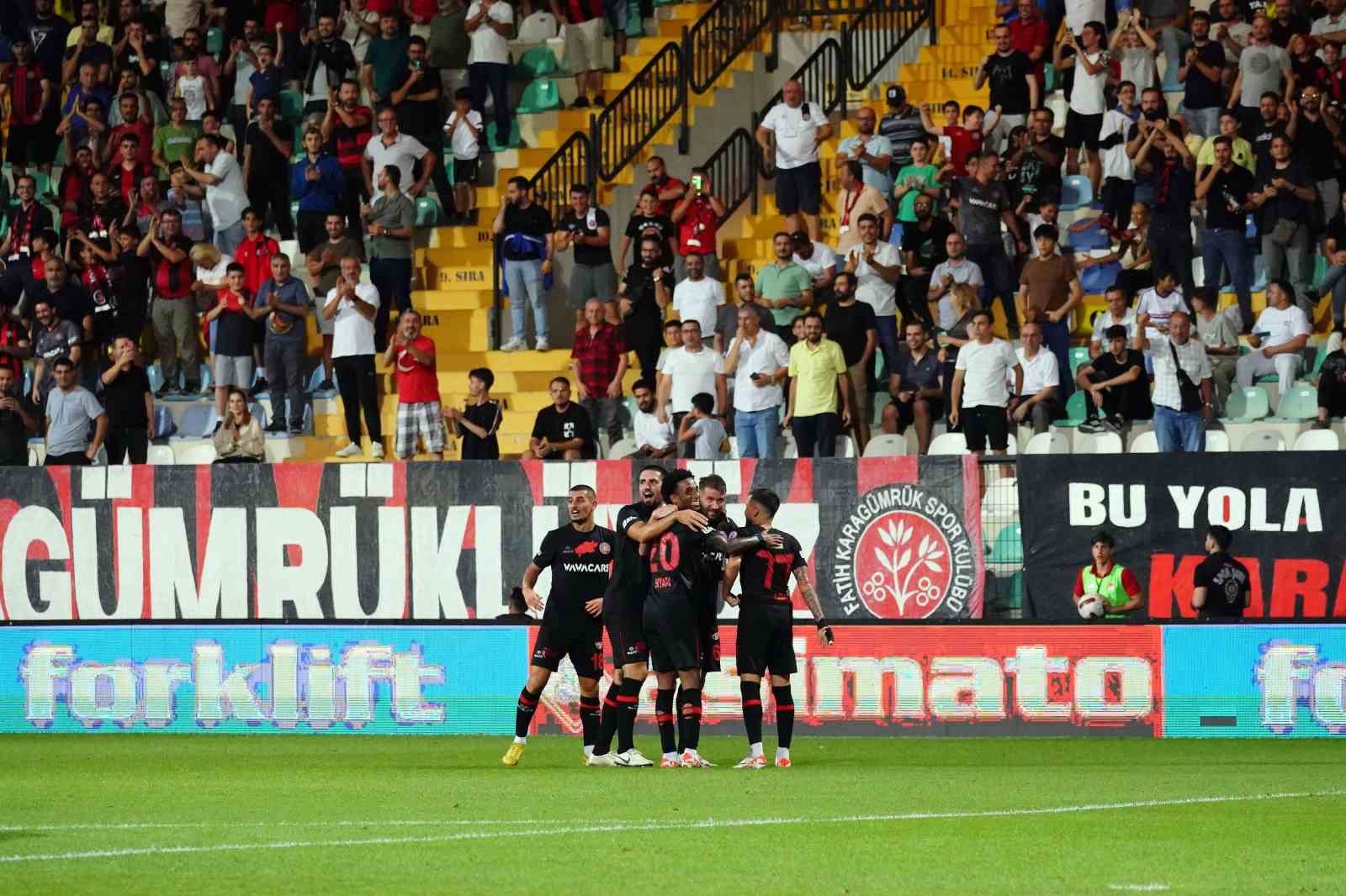 Trendyol Süper Lig: Fatih Karagümrük: 1 – MKE Ankaragücü:0 (İlk yarı)