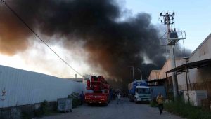 Kocaeli’de geri dönüşüm tesisinde yangın