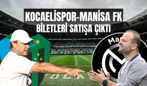 Kocaelispor-Manisa FK maçı biletleri satışa çıktı