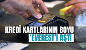 Kredi kartlarının boyu ‘Everest’i aştı