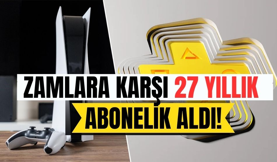 Zamlara karşı 27 yıllık abonelik aldı!