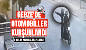 Gebze’de otomobiller kurşunlandı… O anlar saniye saniye kaydedildi!