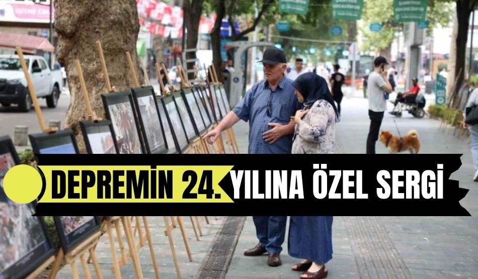 Depremin 24. yılına özel sergi