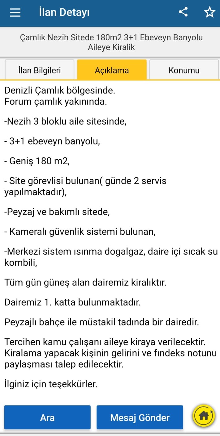 Ev kiralamada ilginç istek!