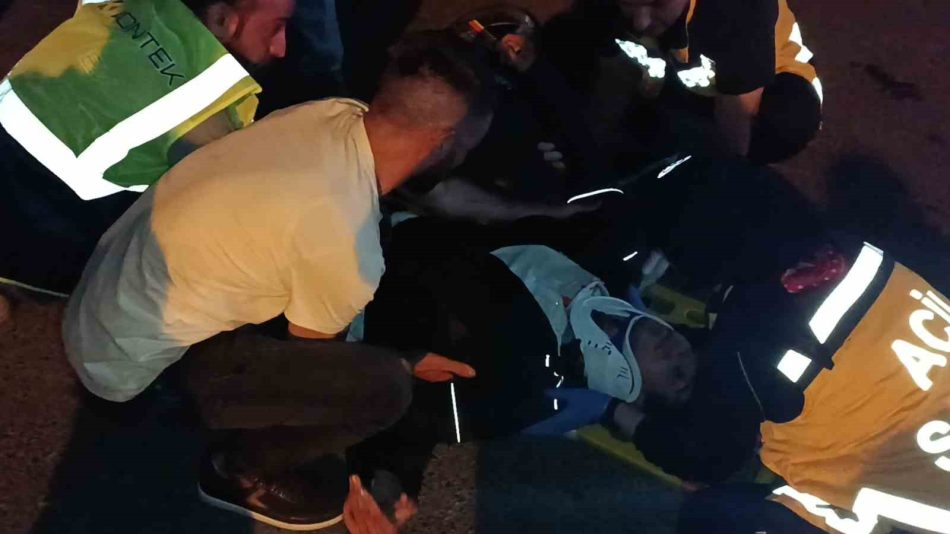 Gebze'de kaza yapan kardeşinin yanına giderken motosiklet çarptı Gebze'de kaza yapan kardeşinin yanına giderken motosiklet çarptı