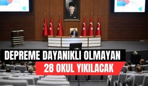 Kocaeli’de depreme dayanıklı olmayan 28 okul yıkılacak