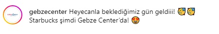 Merakla beklenen gün geldi! Gebze Center'da Starbucks açıldı Merakla beklenen gün geldi! Gebze Center'da Starbucks açıldı
