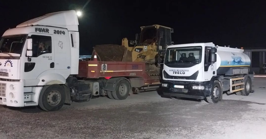Gebze'den Çanakkale'ye yardım eli Gebze'den Çanakkale'ye yardım eli