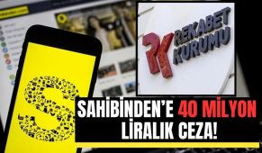 Sahibinden’e 40 milyon liralık ceza!