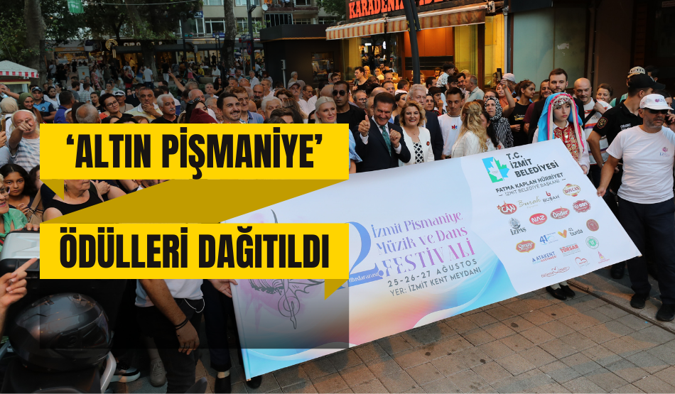 ‘Altın Pişmaniye’ ödülleri dağıtıldı!