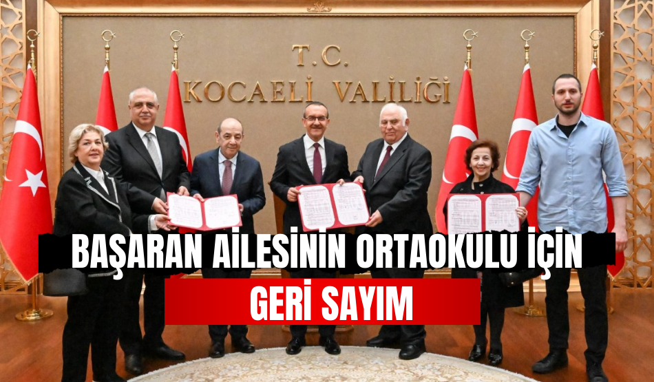 Başaran ailesinin ortaokulu için geri sayım