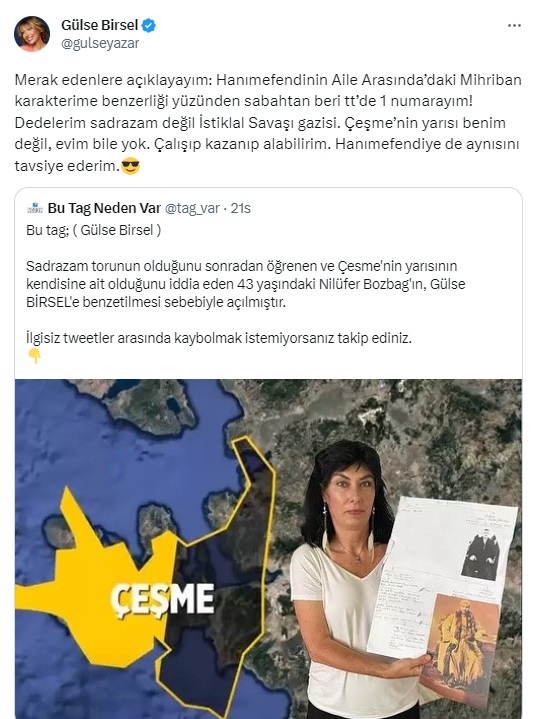 Sosyal Medya yıkıldı! Gülse Birsel kendisine benzetilen kadına cevap verdi Sosyal Medya yıkıldı! Gülse Birsel kendisine benzetilen kadına cevap verdi