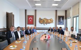 Özbek heyetle ticari görüşme!