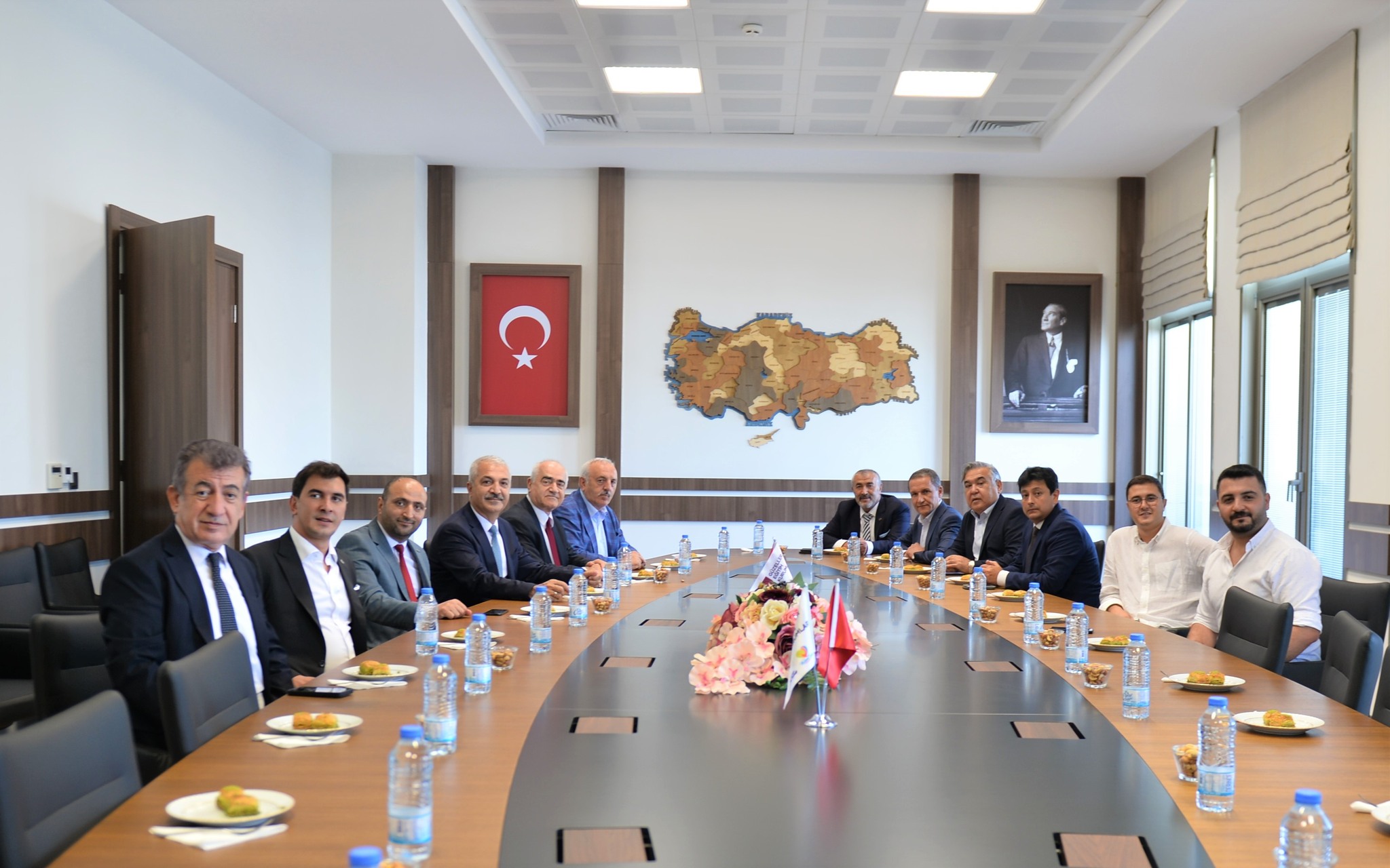 Özbek heyetle ticari görüşme!