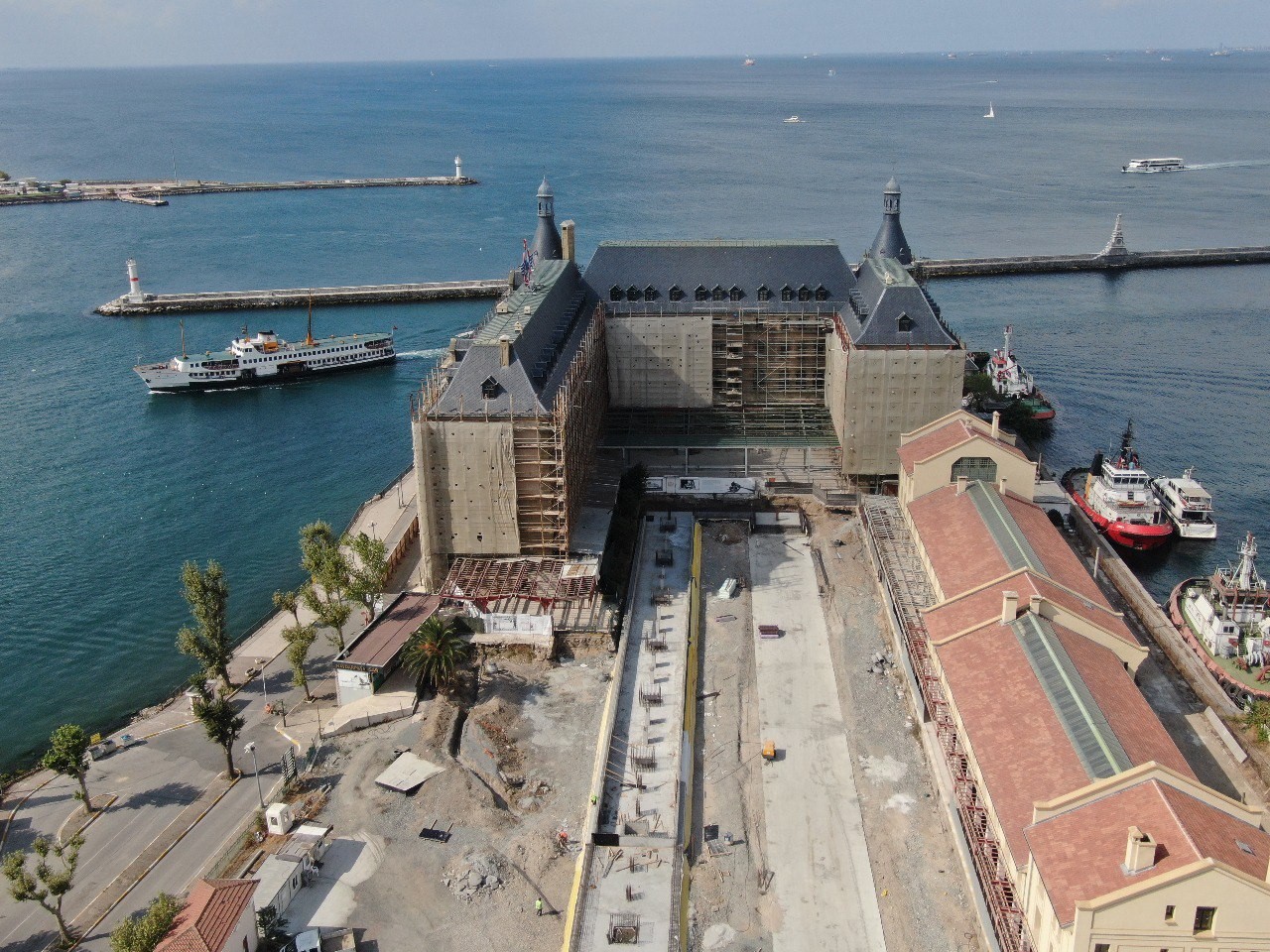 Haydarpaşa Garı’nda peronlarının yapımına başlandı