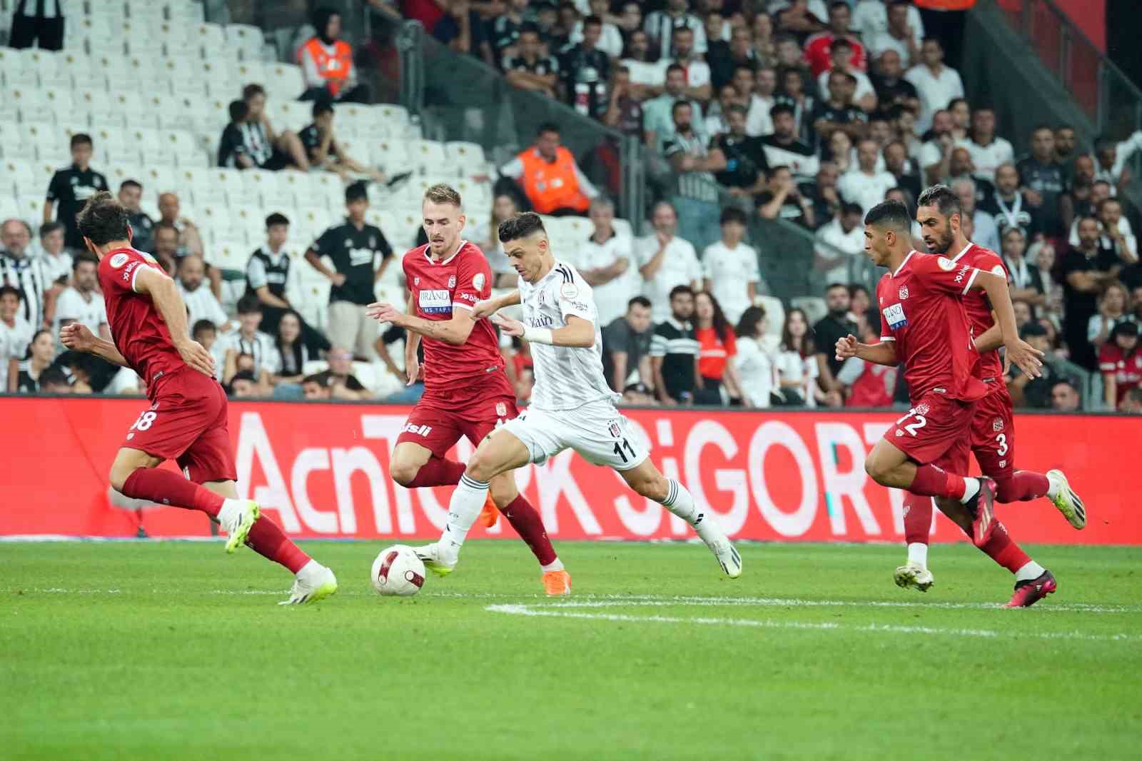 Trendyol Süper Lig: Beşiktaş: 2 – Sivasspor: 0 (Maç sonucu)